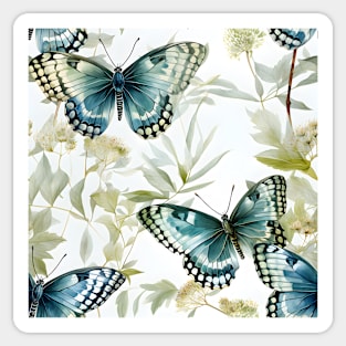 Butterflies Watercolor 3 - Checkered Skipper Sticker